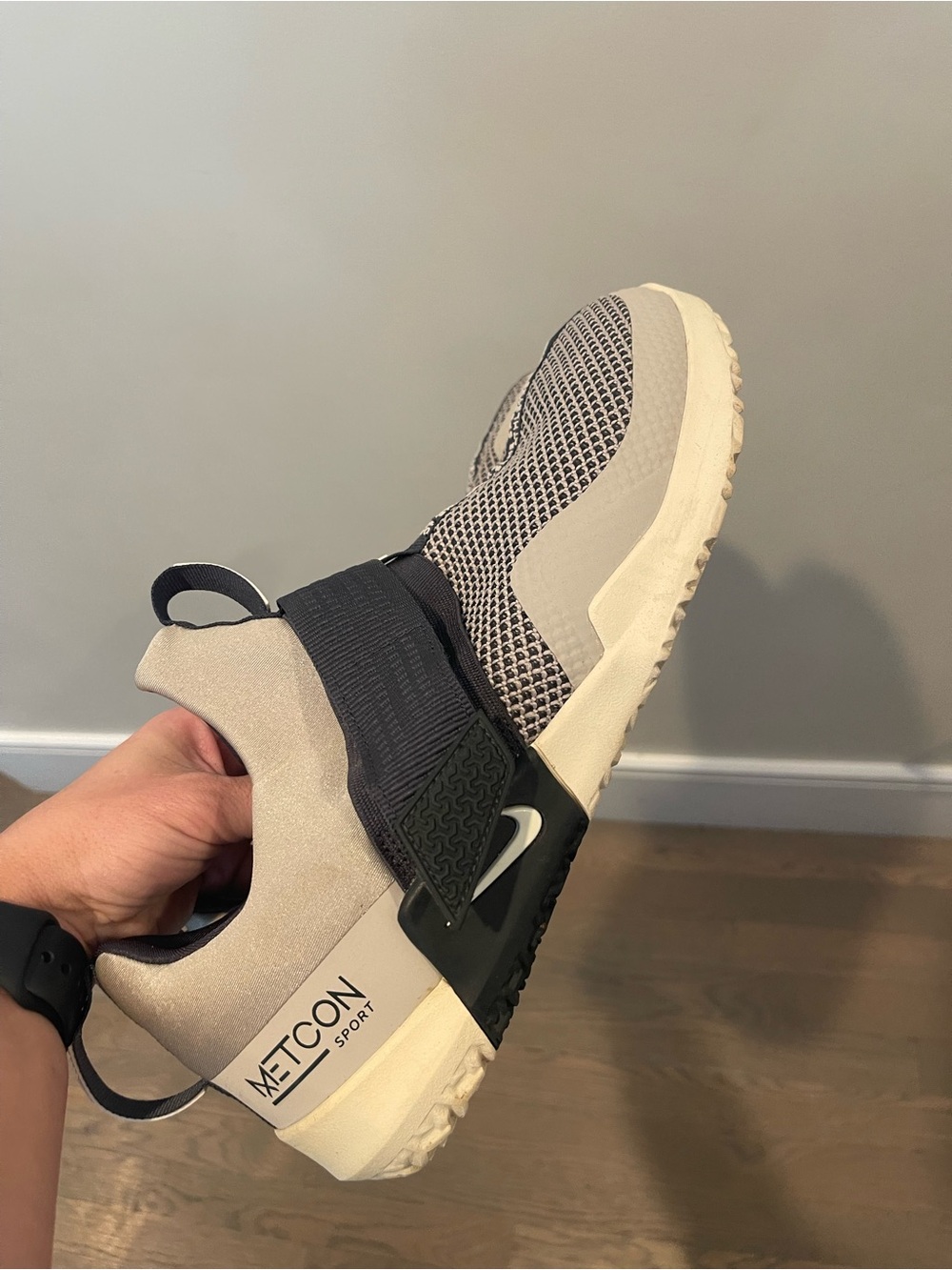 Nike Metcon Sport Men's Slip-On Training Shoe - Cream and Navy